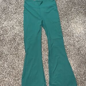 Women's Teal Flare Leggings